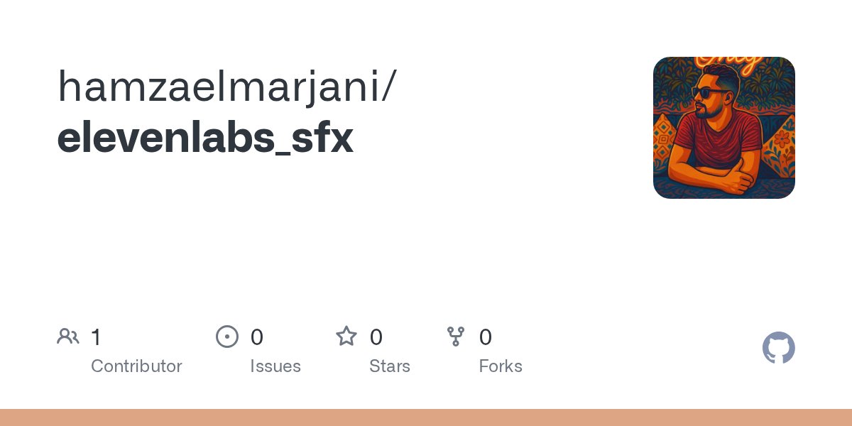 ElevenLabs Sound Effects Rust API