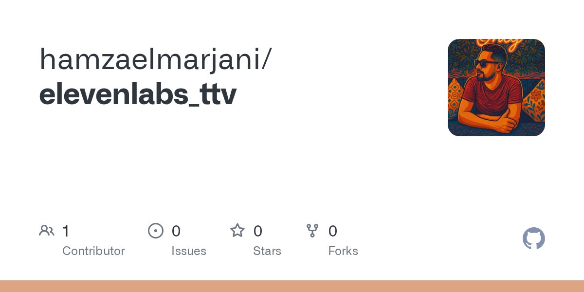 ElevenLabs Text-to-Voice Rust API