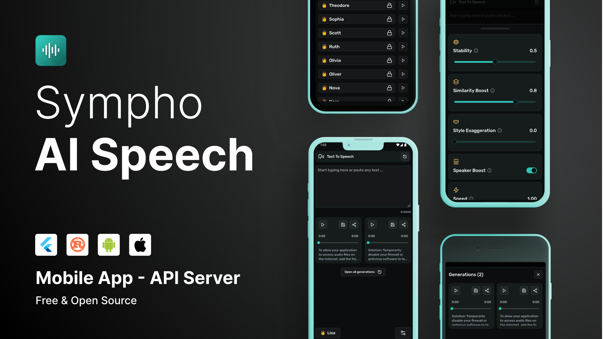 Sympho - AI Speech Generation